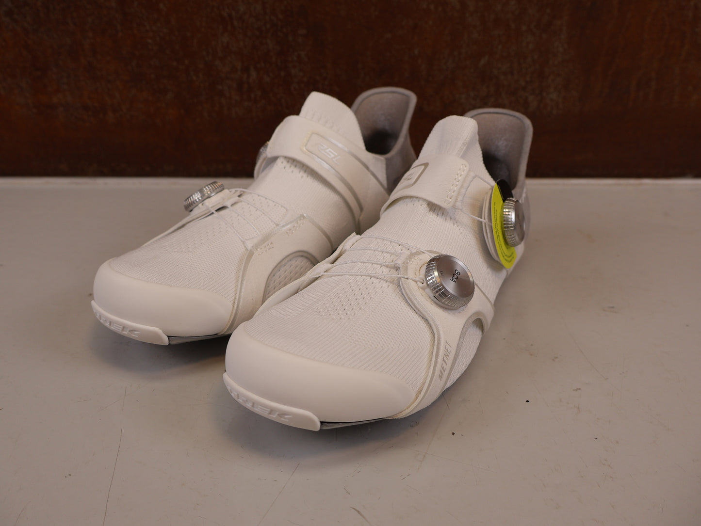 TREK RSL KNIT RENNRADSCHUHE WHITE SILVER BOA OCLV