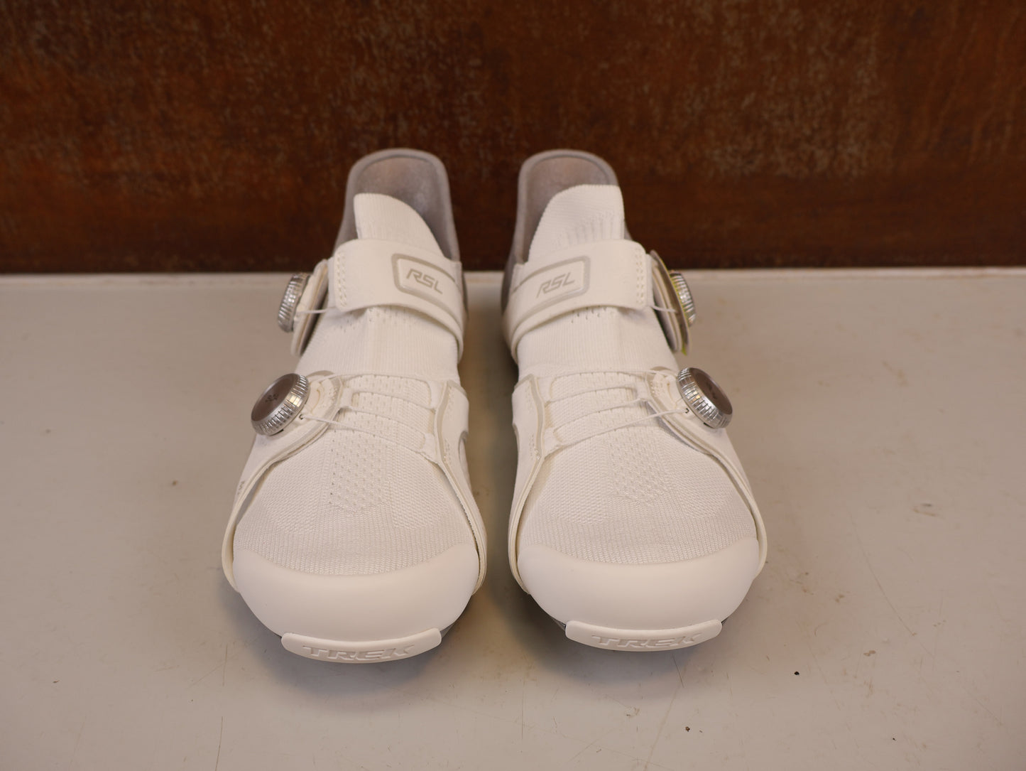 TREK RSL KNIT RENNRADSCHUHE WHITE SILVER BOA OCLV
