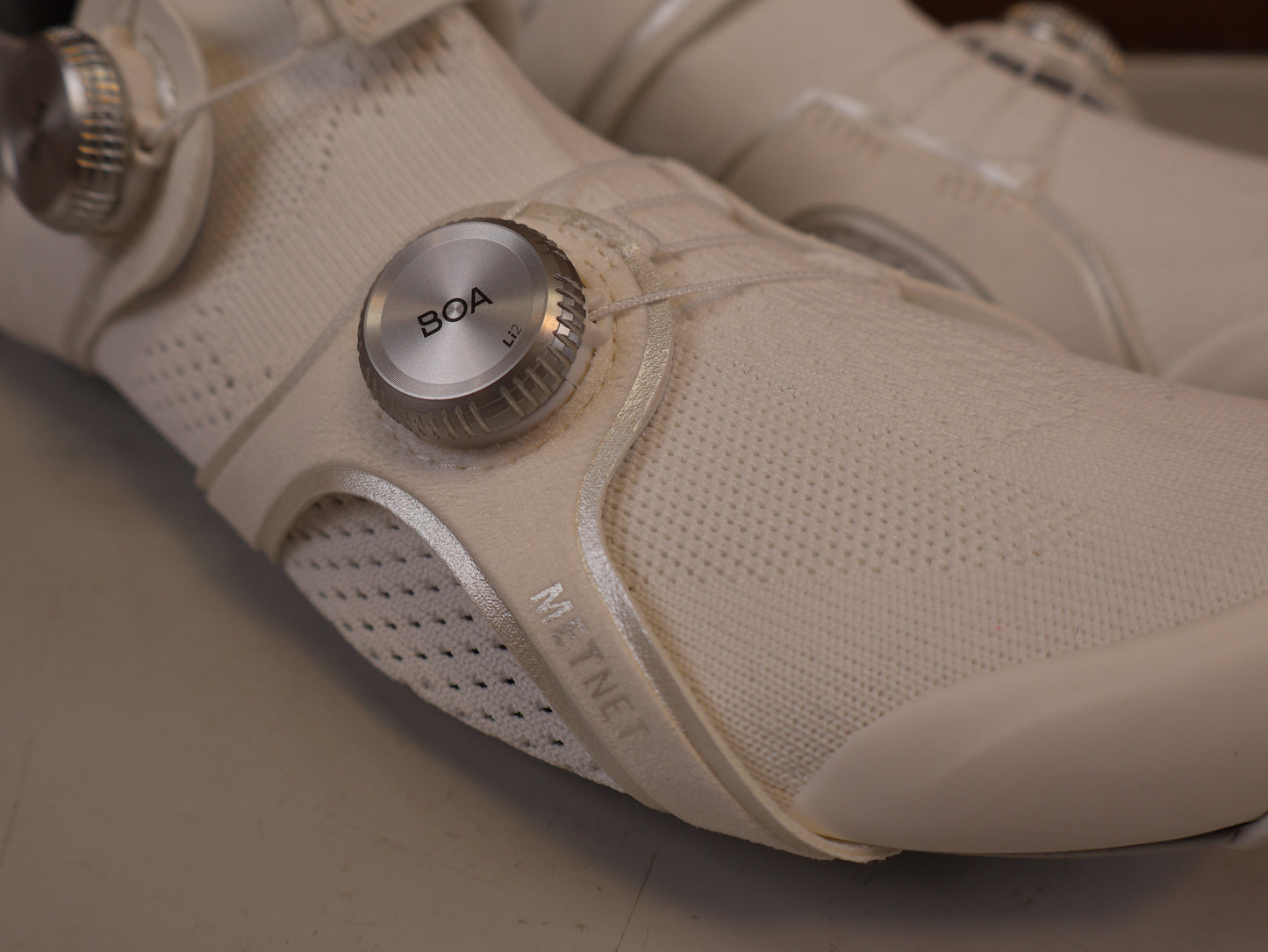 TREK RSL KNIT RENNRADSCHUHE WHITE SILVER BOA OCLV
