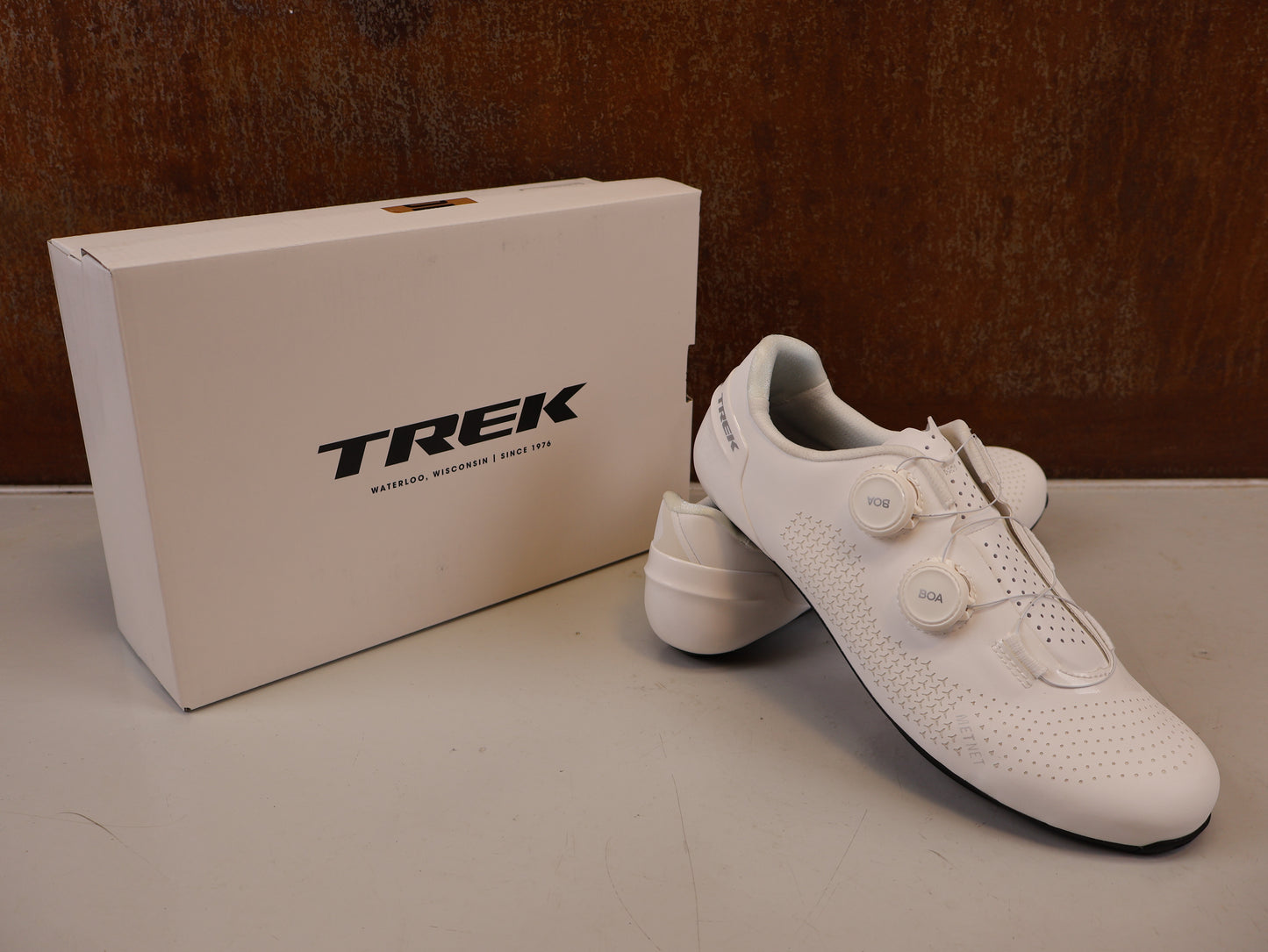 TREK VELOCIS RENNRADSCHUHE WHITE CARBON BOA METNET