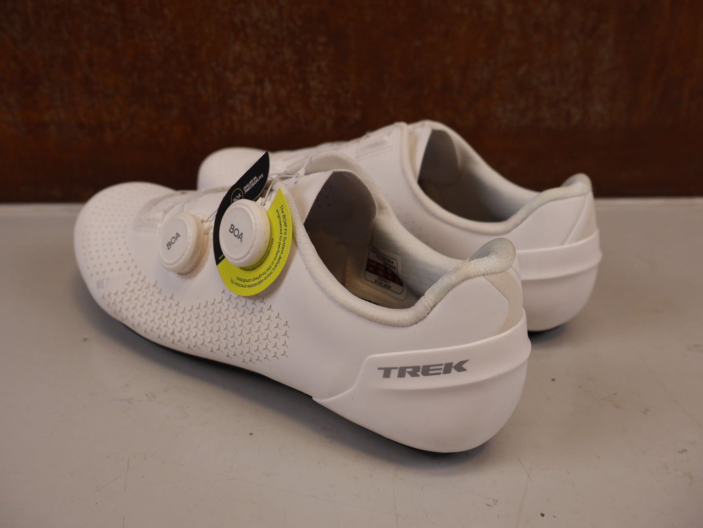 TREK VELOCIS RENNRADSCHUHE WHITE CARBON BOA METNET