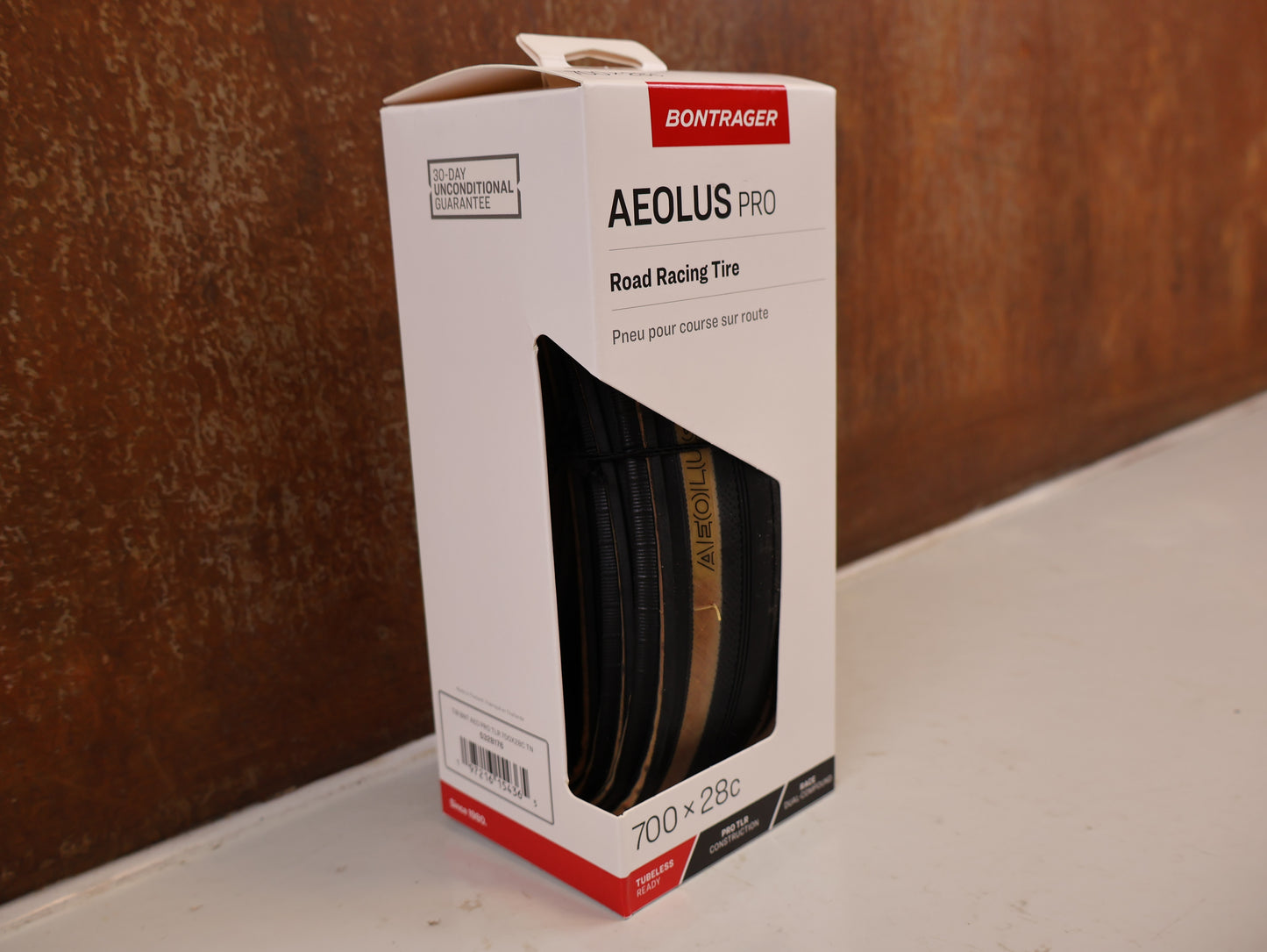 BONTRAGER AEOLUS PRO TLR RENNRADREIFEN 700X28C BLACK-TAN / 5328176