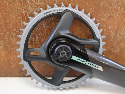 SRAM FORCE 1 AXS POWER METER / DUB 8-BOLT / 172.5 MM / 40T / CARBON