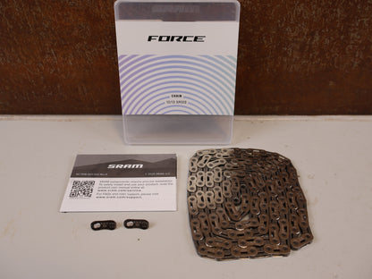 SRAM FORCE E1 KETTE FLATTOP 12 / 13 FACH SILBER 114 GL