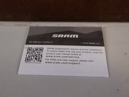 SRAM FORCE E1 KETTE FLATTOP 12 / 13 FACH SILBER 114 GL