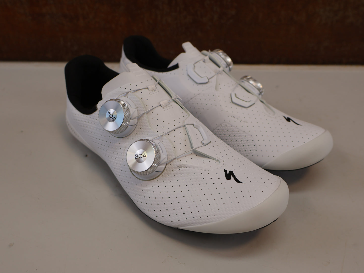 SPECIALIZED S-WORKS TORCH / RENNRADSCHUHE / GR. 36 / WEISS / CARBON