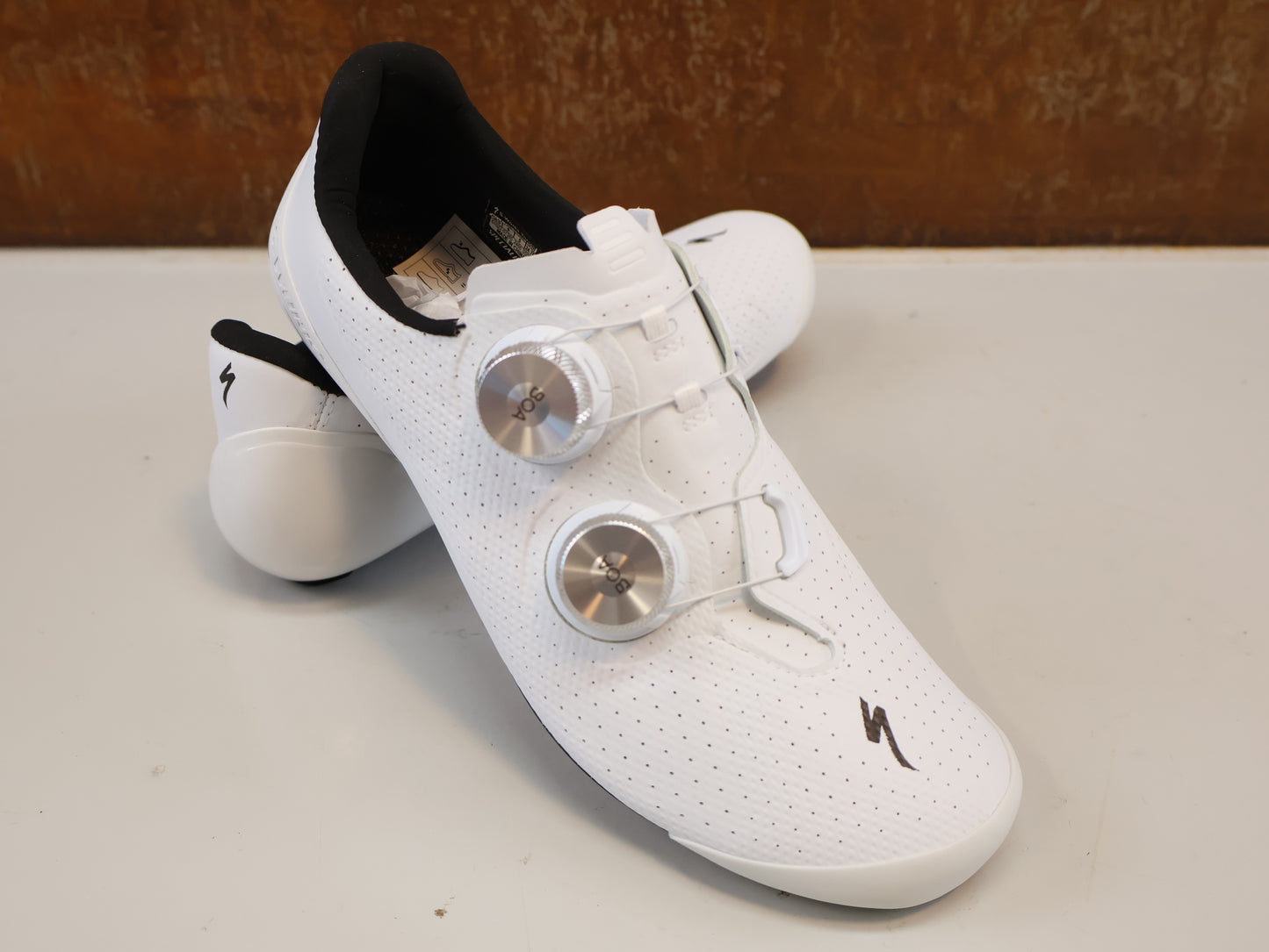 SPECIALIZED S-WORKS TORCH / RENNRADSCHUHE / GR. 38.5 / WEISS / CARBON