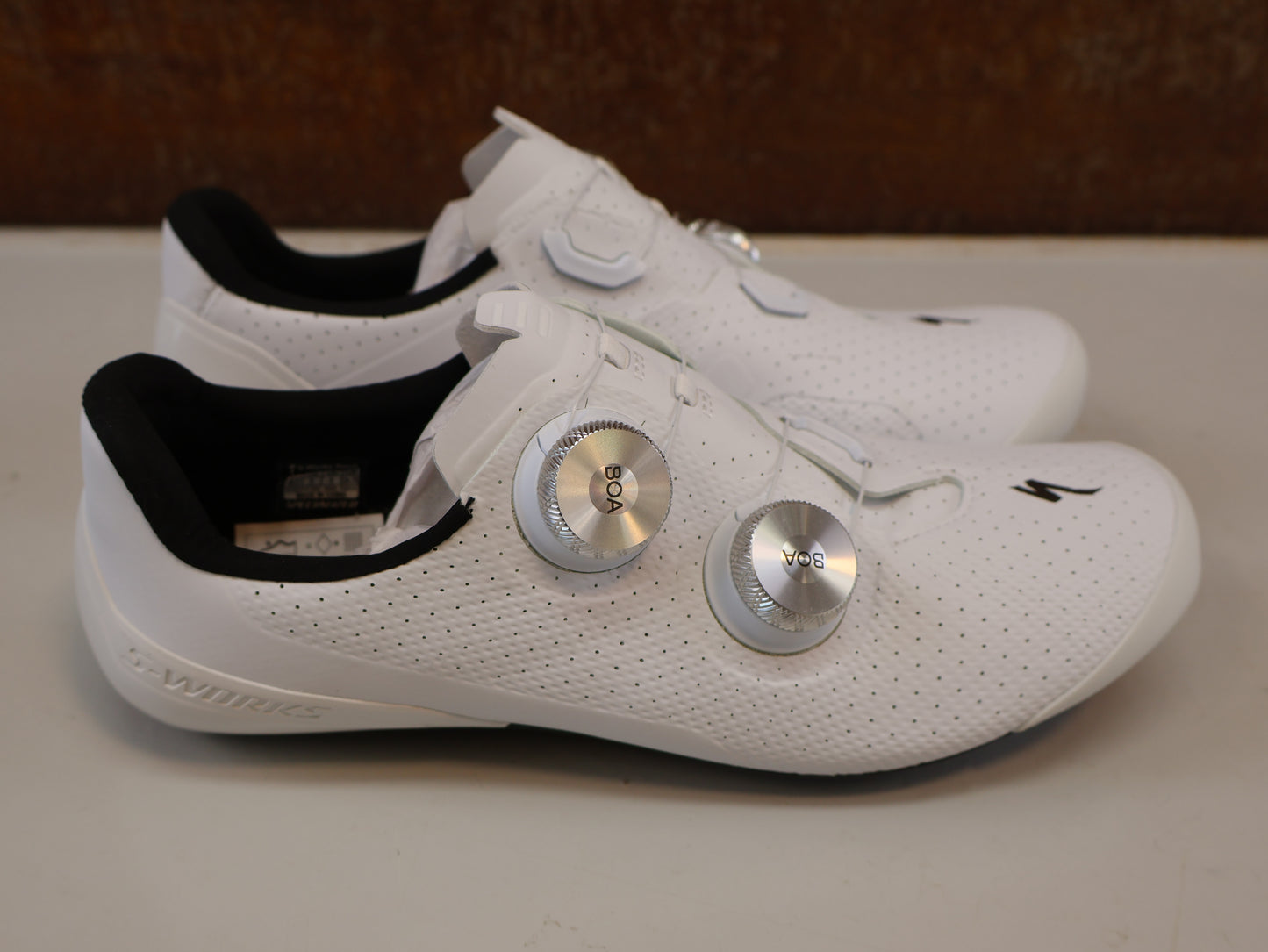 SPECIALIZED S-WORKS TORCH / RENNRADSCHUHE / GR. 38.5 / WEISS / CARBON