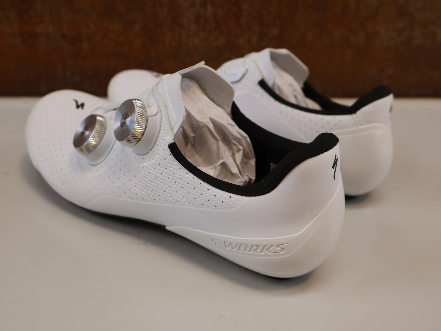 SPECIALIZED S-WORKS TORCH / RENNRADSCHUHE / GR. 38.5 / WEISS / CARBON