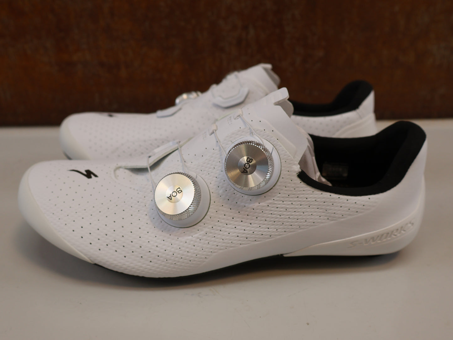 SPECIALIZED S-WORKS TORCH / RENNRADSCHUHE / GR. 38.5 / WEISS / CARBON