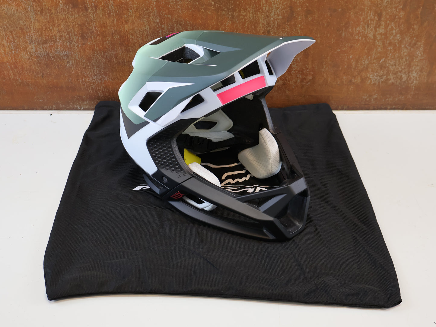 FOX PROFRAME MIPS PARK CAPSULE FULLFACE HELM / MTB INTEGRALHELM / GR. S / WHITE