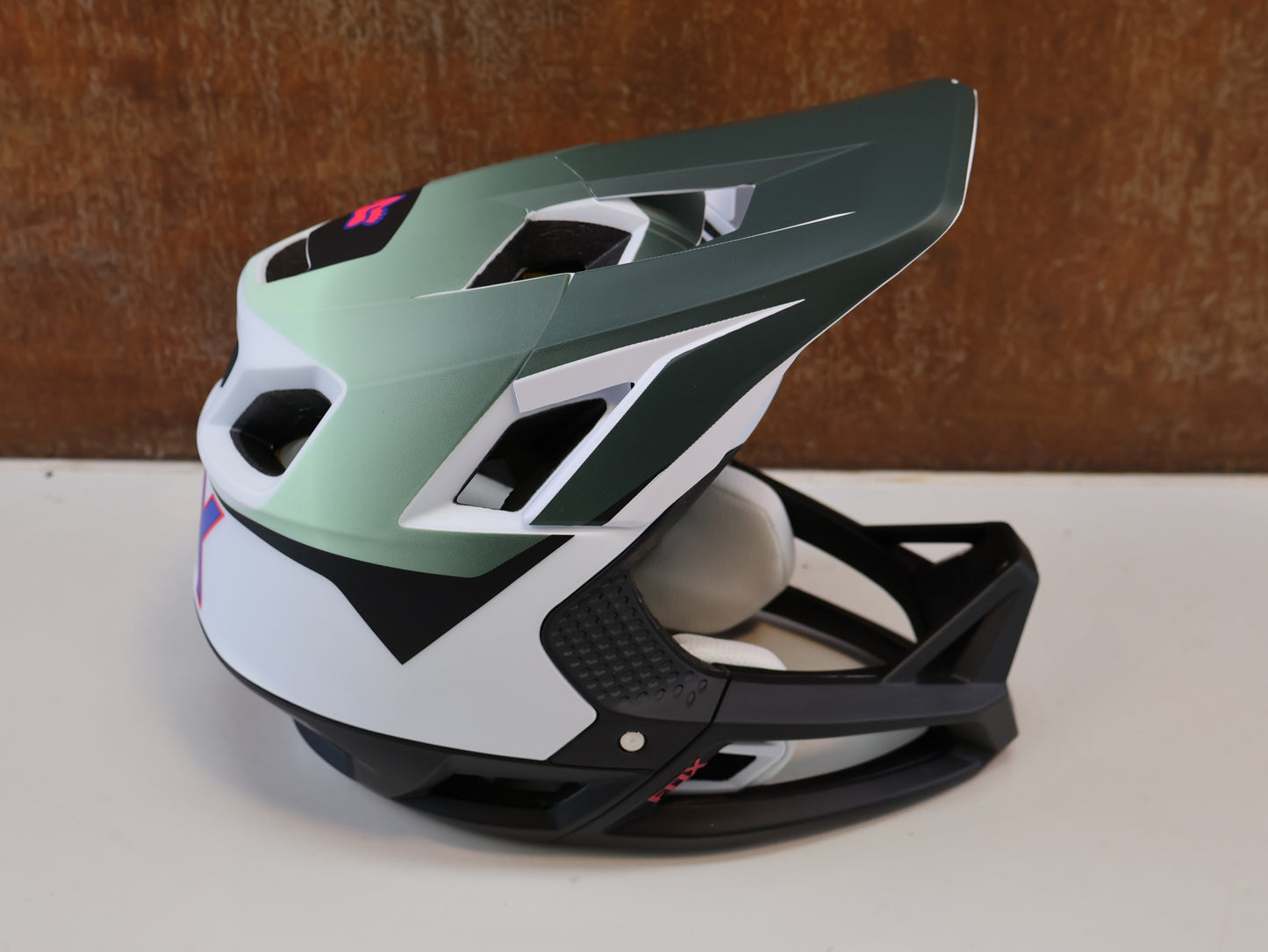 FOX PROFRAME MIPS PARK CAPSULE FULLFACE HELM / MTB INTEGRALHELM / GR. S / WHITE