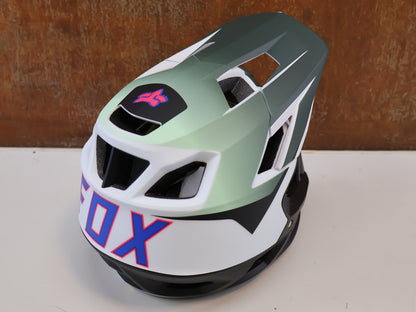 FOX PROFRAME MIPS PARK CAPSULE FULLFACE HELM / MTB INTEGRALHELM / GR. S / WHITE