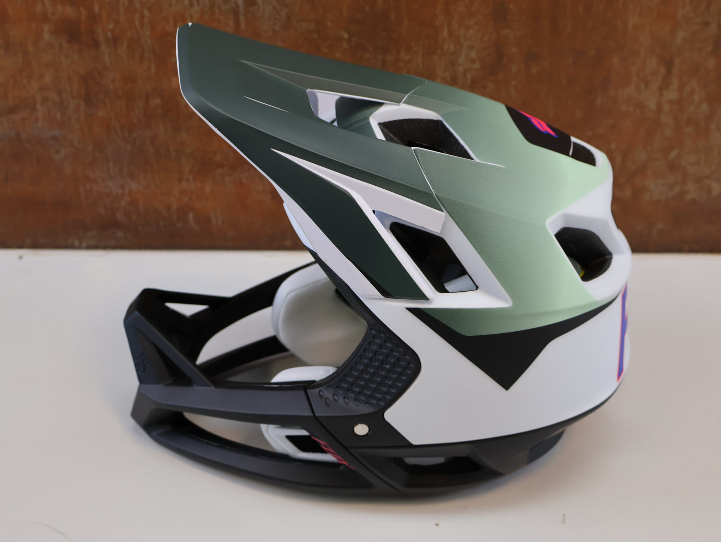 FOX PROFRAME MIPS PARK CAPSULE FULLFACE HELM / MTB INTEGRALHELM / GR. S / WHITE