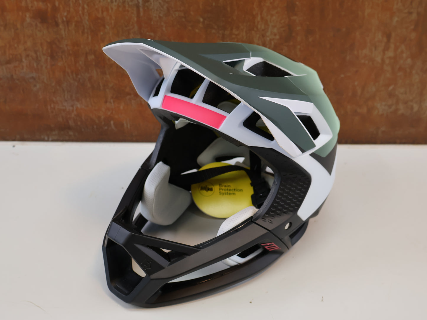 FOX PROFRAME MIPS PARK CAPSULE FULLFACE HELM / MTB INTEGRALHELM / GR. S / WHITE