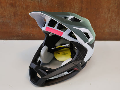 FOX PROFRAME MIPS PARK CAPSULE FULLFACE HELM / MTB INTEGRALHELM / GR. S / WHITE