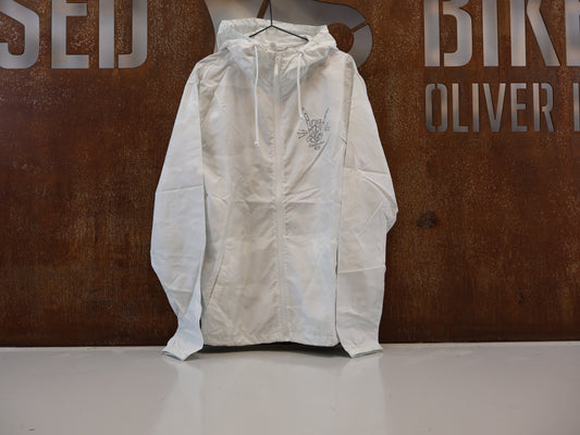 CRANKBROTHERS RANGE WINDBREAKER / MTB WINDJACKE / WEISS / GR. L