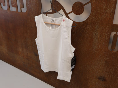 100% ZEPHYR COOLING TANK / WEISS / GR. S/M / BASELAYER / UNTERHEMD