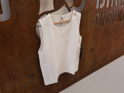 100% ZEPHYR COOLING TANK / WEISS / GR. S/M / BASELAYER / UNTERHEMD