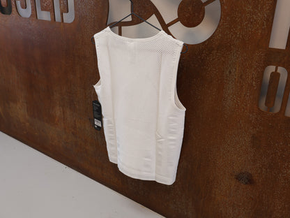 100% ZEPHYR COOLING TANK / WEISS / GR. S/M / BASELAYER / UNTERHEMD