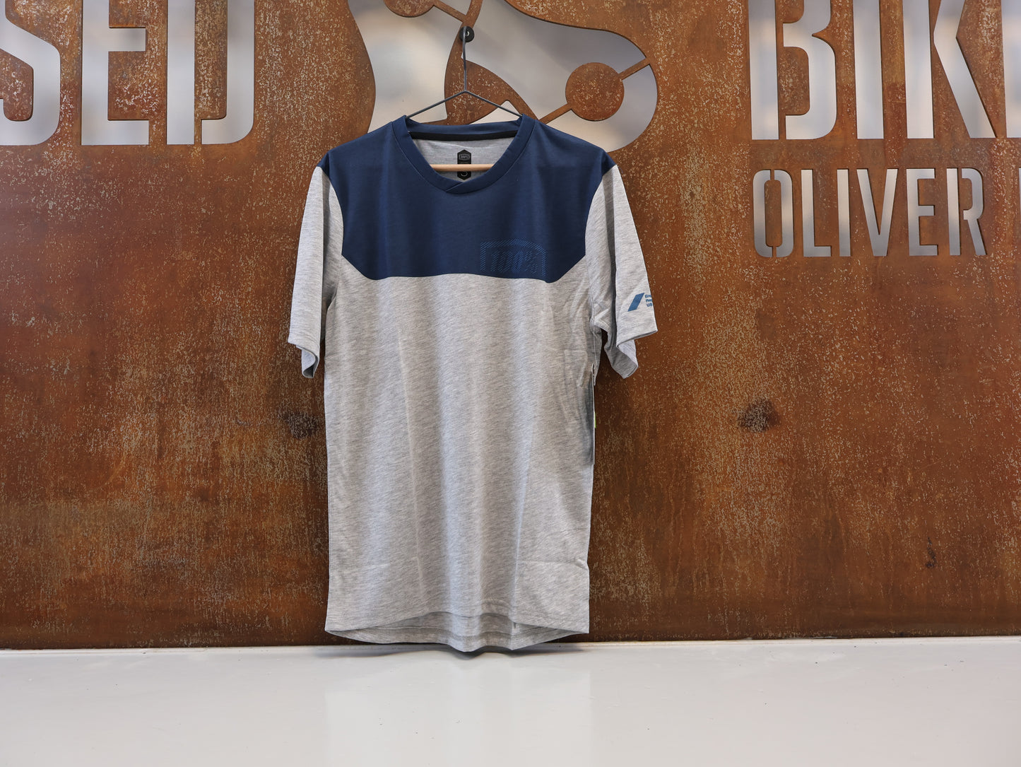 100% AIRMATIC JERSEY / HERREN / GR. S / GRAU-MIDNIGHT / MTB TRAIL