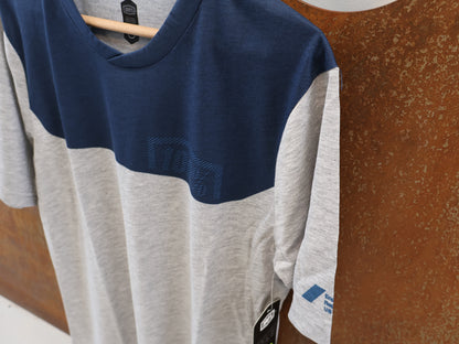 100% AIRMATIC JERSEY / HERREN / GR. S / GRAU-MIDNIGHT / MTB TRAIL