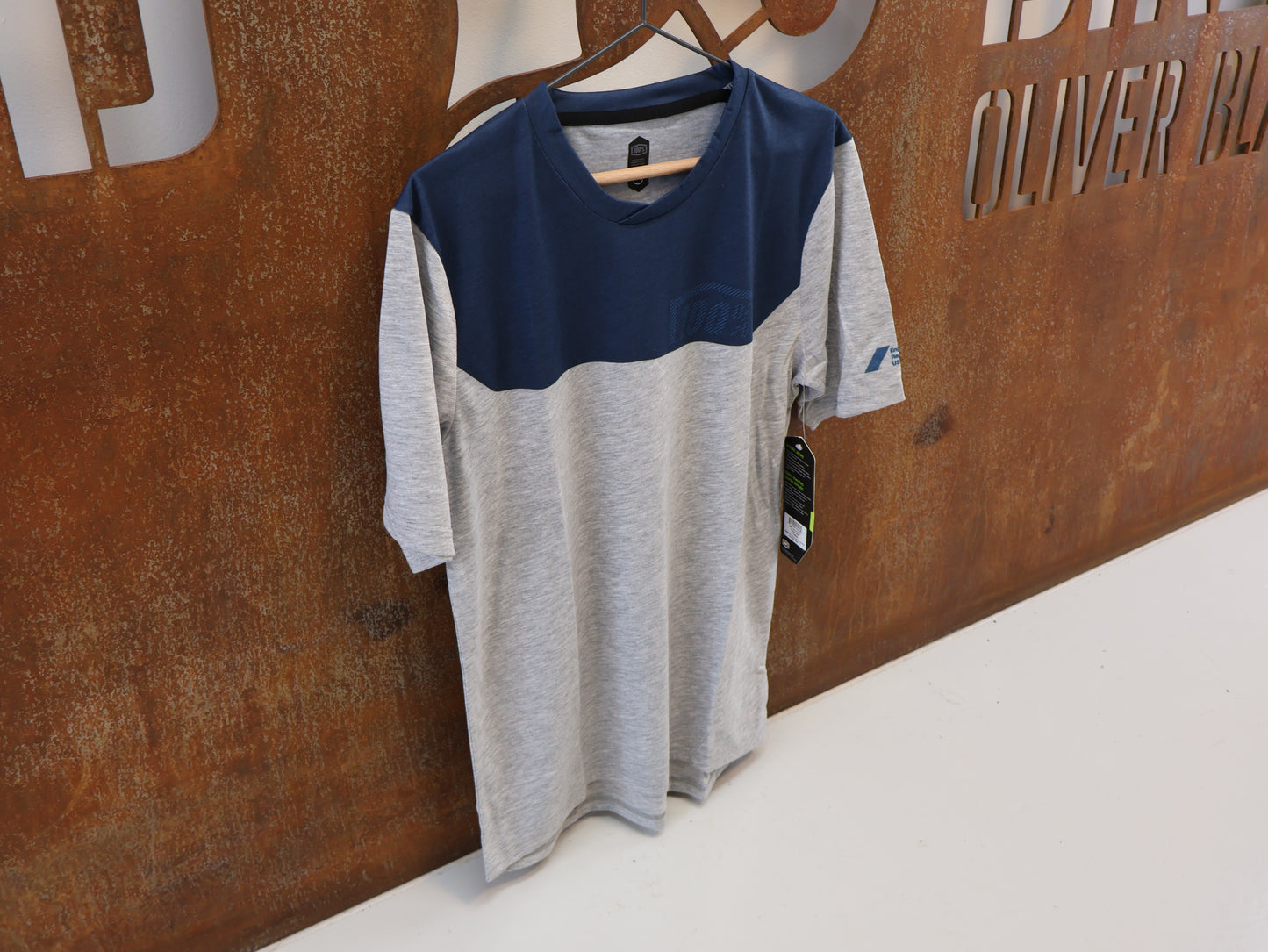 100% AIRMATIC JERSEY / HERREN / GR. S / GRAU-MIDNIGHT / MTB TRAIL