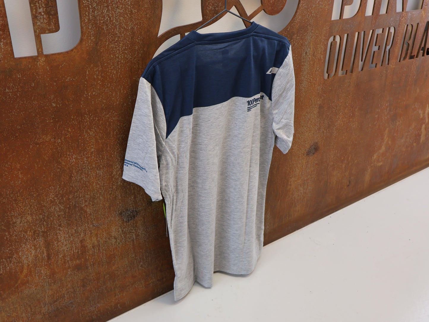 100% AIRMATIC JERSEY / HERREN / GR. S / GRAU-MIDNIGHT / MTB TRAIL
