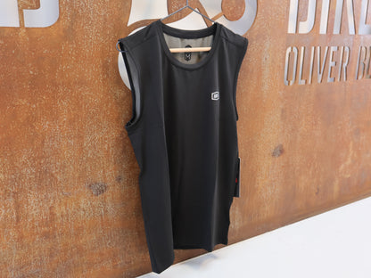 100% BASECAMP SLEEVELESS BASELAYER / HERREN / GR. M / SCHWARZ / MTB