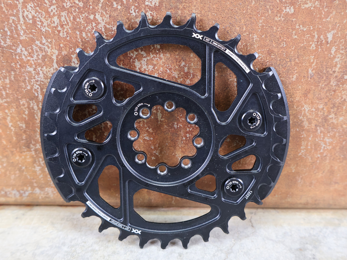 SRAM XX EAGLE TRANSMISSION KETTENBLATT / 32Z / 8-LOCH / 3MM OFFSET / INKL. BASHGUARDS