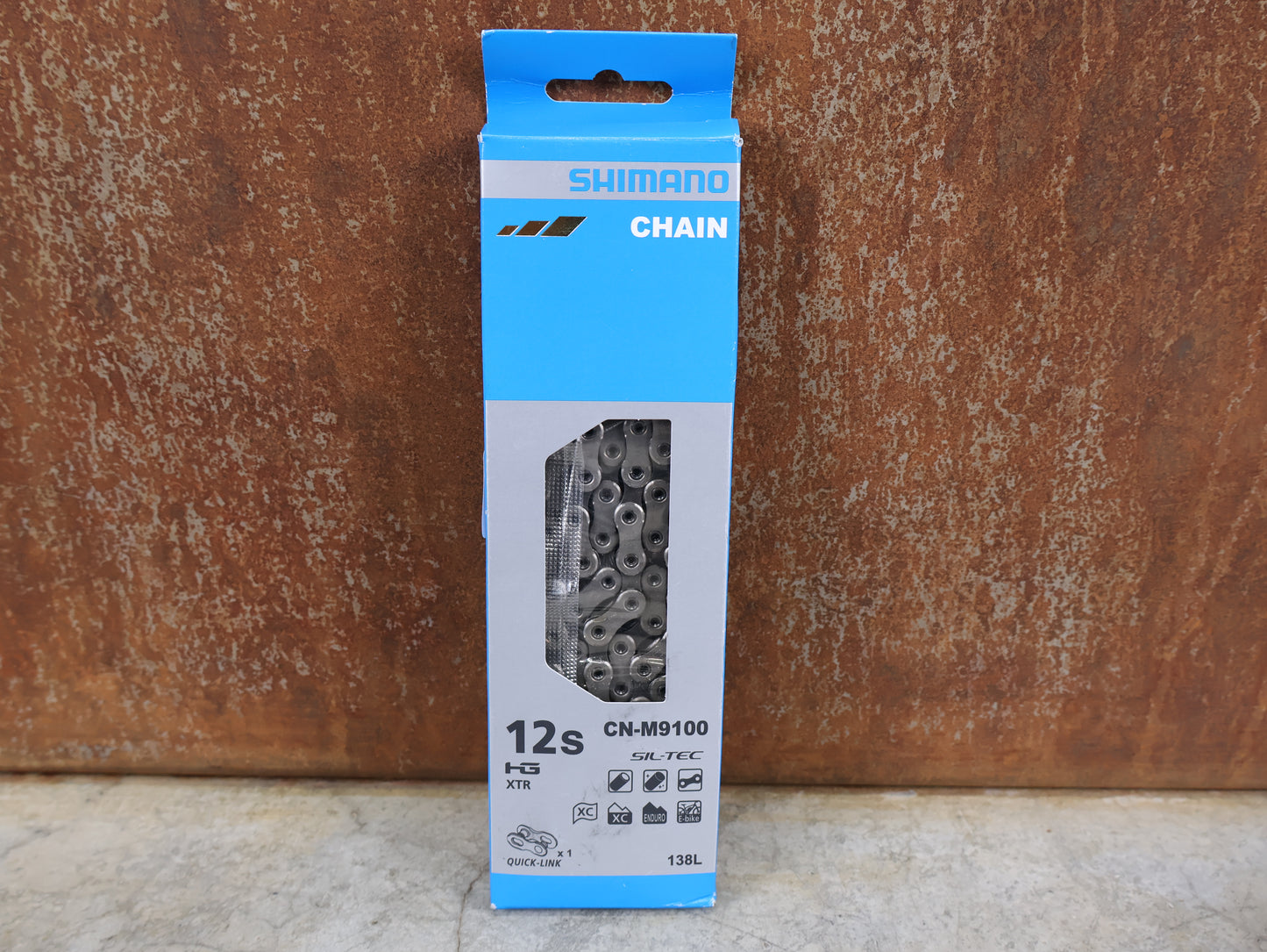 SHIMANO XTR / DURA-ACE CN-M9100 KETTE / 12-FACH / 138 GLIEDER / QUICK-LINK
