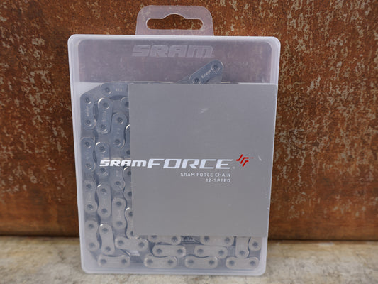 SRAM FORCE KETTE / 12-FACH / FLATTOP / 114 & 120 GLIEDER / INKL. POWERLOCK