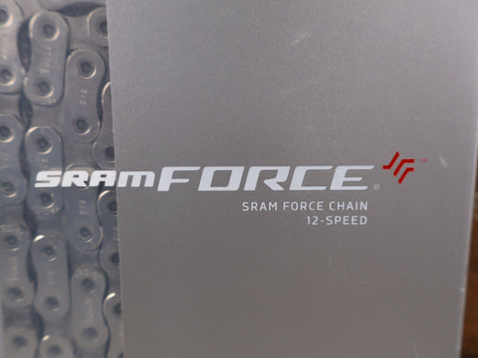 SRAM FORCE KETTE / 12-FACH / FLATTOP / 114 & 120 GLIEDER / INKL. POWERLOCK