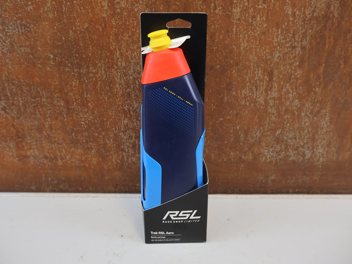 TREK RSL AERO TRINKFLASCHE UND CARBON HALTER  / WATERLOO BLUE NAVY /  SET