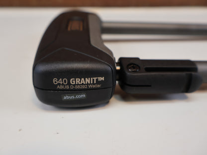 ABUS GRANIT PLUS 640 / BÜGELSCHLOSS / 230X83MM / LEVEL 12 / TEXKF HALTERUNG