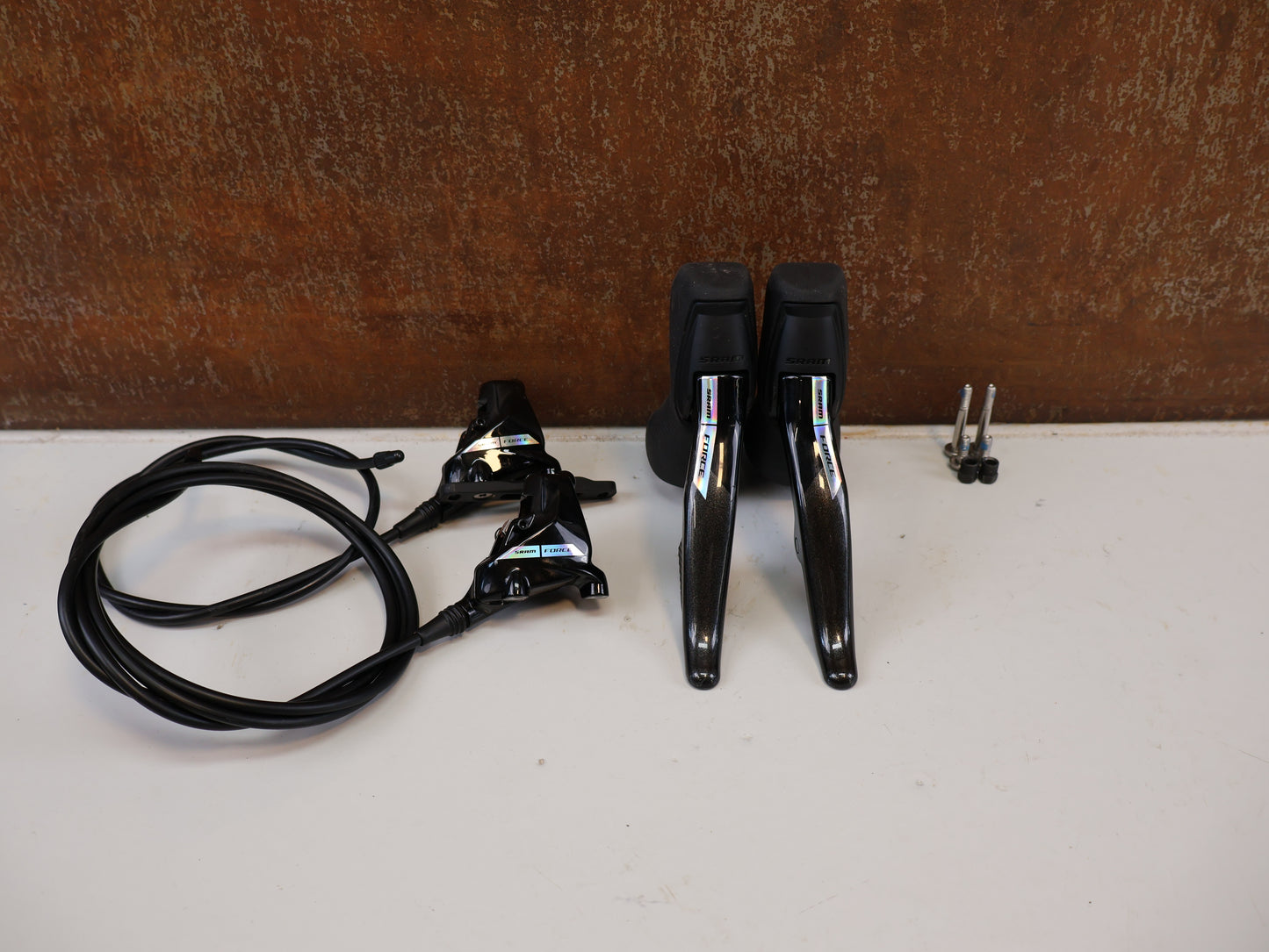 SRAM FORCE ETAP AXS DISC BRAKE SET MY24 / SHIFTER & CALIPER / 12-FACH / CARBON