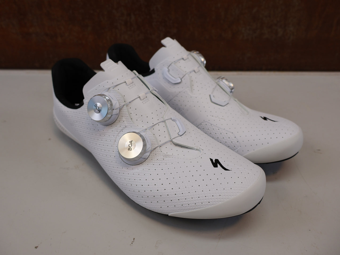 SPECIALIZED S-WORKS TORCH / RENNRADSCHUHE / GR. 42 / WEISS / CARBON