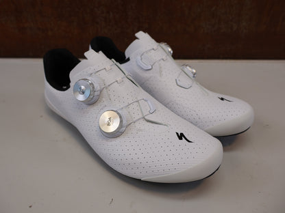 SPECIALIZED S-WORKS TORCH / RENNRADSCHUHE / GR. 42 / WEISS / CARBON