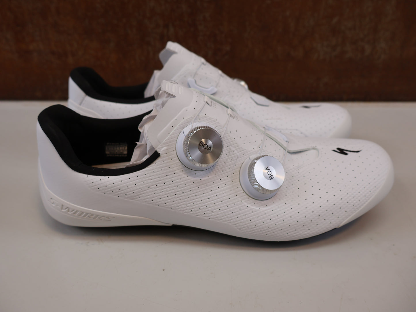 SPECIALIZED S-WORKS TORCH / RENNRADSCHUHE / GR. 42 / WEISS / CARBON