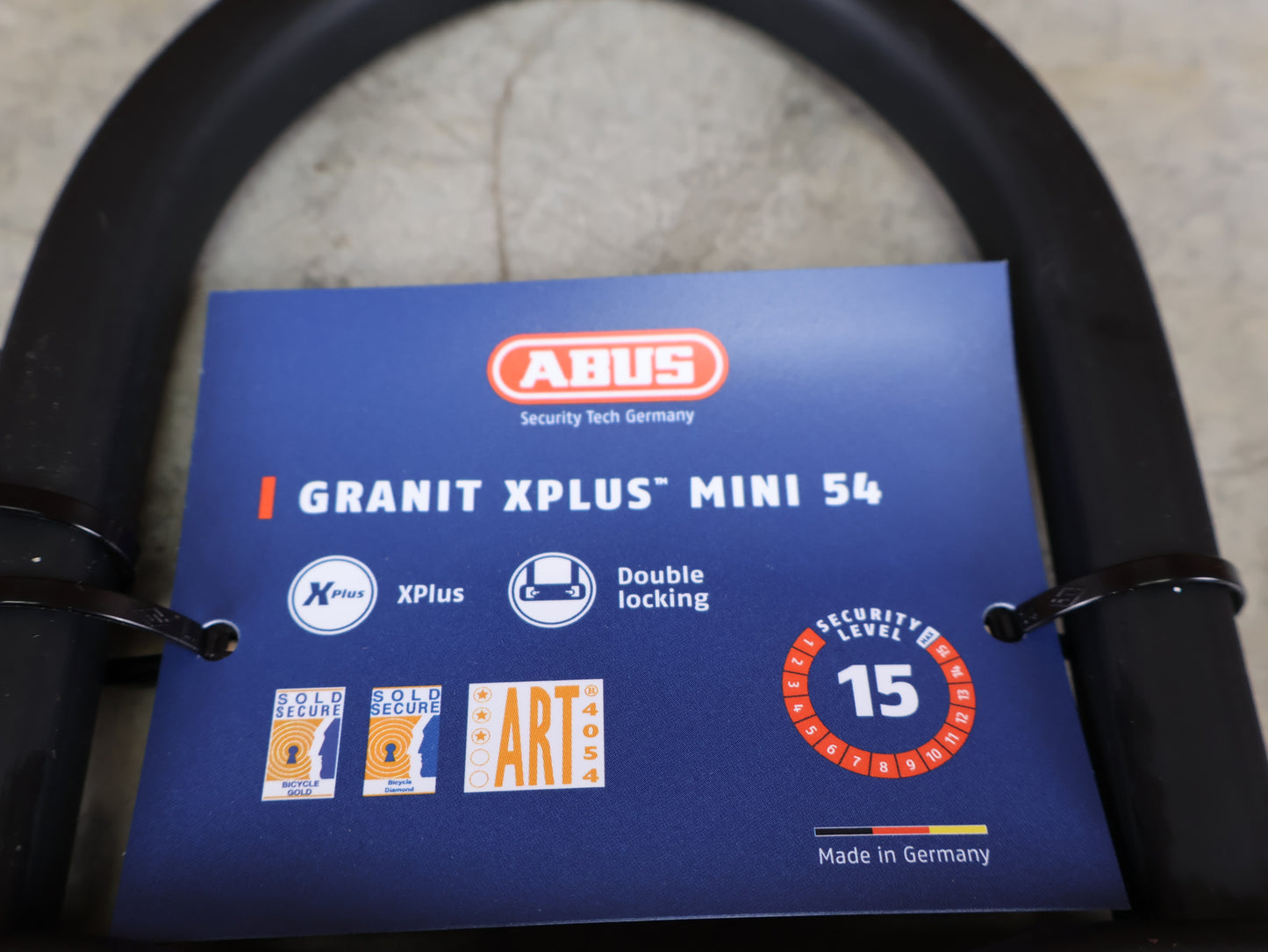 ABUS GRANIT XPLUS 540/160HB145 BÜGELSCHLOSS / SICHERHEITSLEVEL 15 / BLACK