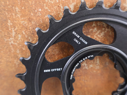 SRAM EAGLE X-SYNC 2 KETTENBLATT 30T 6MM OFFSET SCHWARZ
