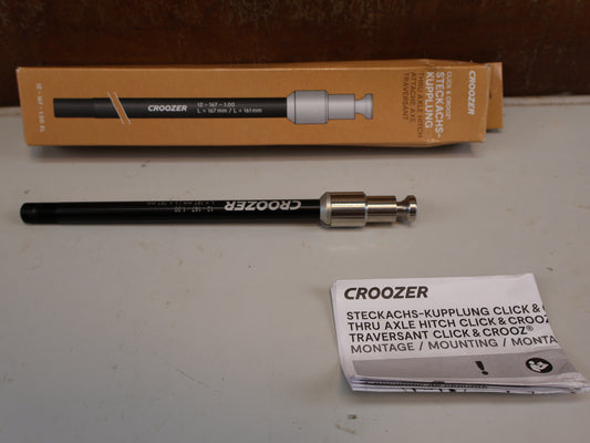 CROOZER STECKACHSKUPPLUNG XL / 12X142-148MM / M12X1.00 / B-WARE REIN 167MM
