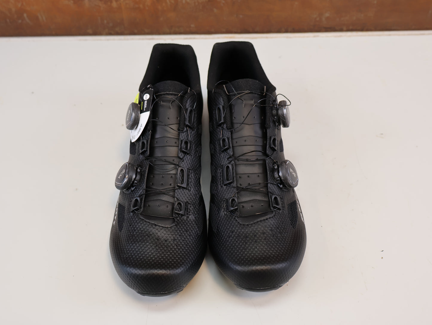 SCOTT ROAD VERTEC BOA / HIGH-END RENNRADSCHUHE / GR. 46 / BLACK SILVER