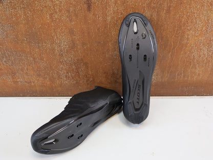 SCOTT ROAD VERTEC BOA / HIGH-END RENNRADSCHUHE / GR. 46 / BLACK SILVER