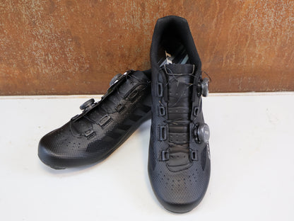 SCOTT ROAD VERTEC BOA / HIGH-END RENNRADSCHUHE / GR. 46 / BLACK SILVER