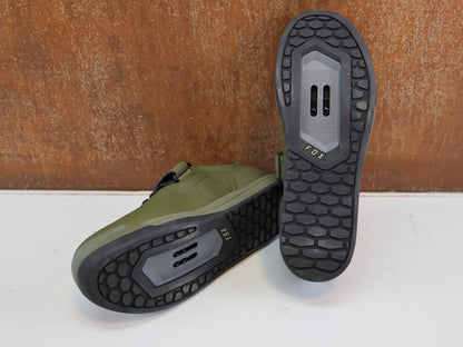 FOX UNION / MTB CLIP SCHUHE / HERREN CLICK / OLIVEGRÜN / GRÖSSE 47