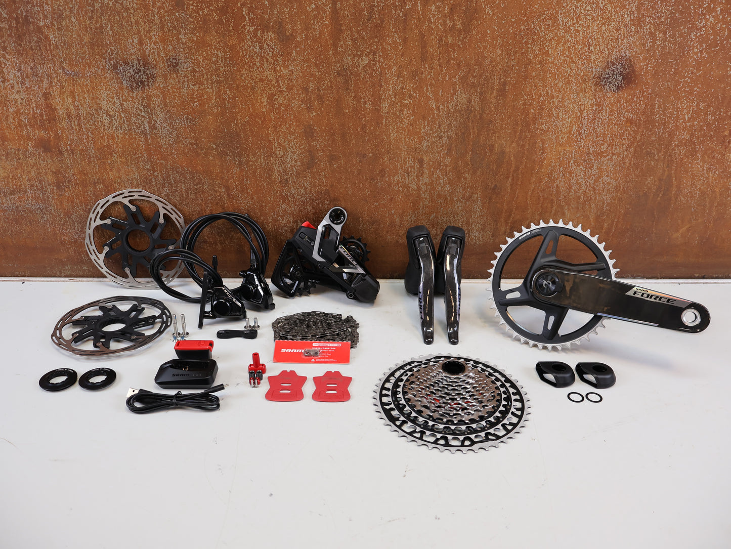 SRAM FORCE XPLR AXS 1X13 SCHALTGRUPPE QUARQ 172.5MM 42T