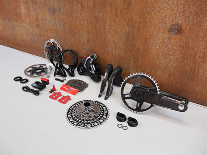 SRAM FORCE XPLR AXS 1X13 SCHALTGRUPPE QUARQ 172.5MM 42T
