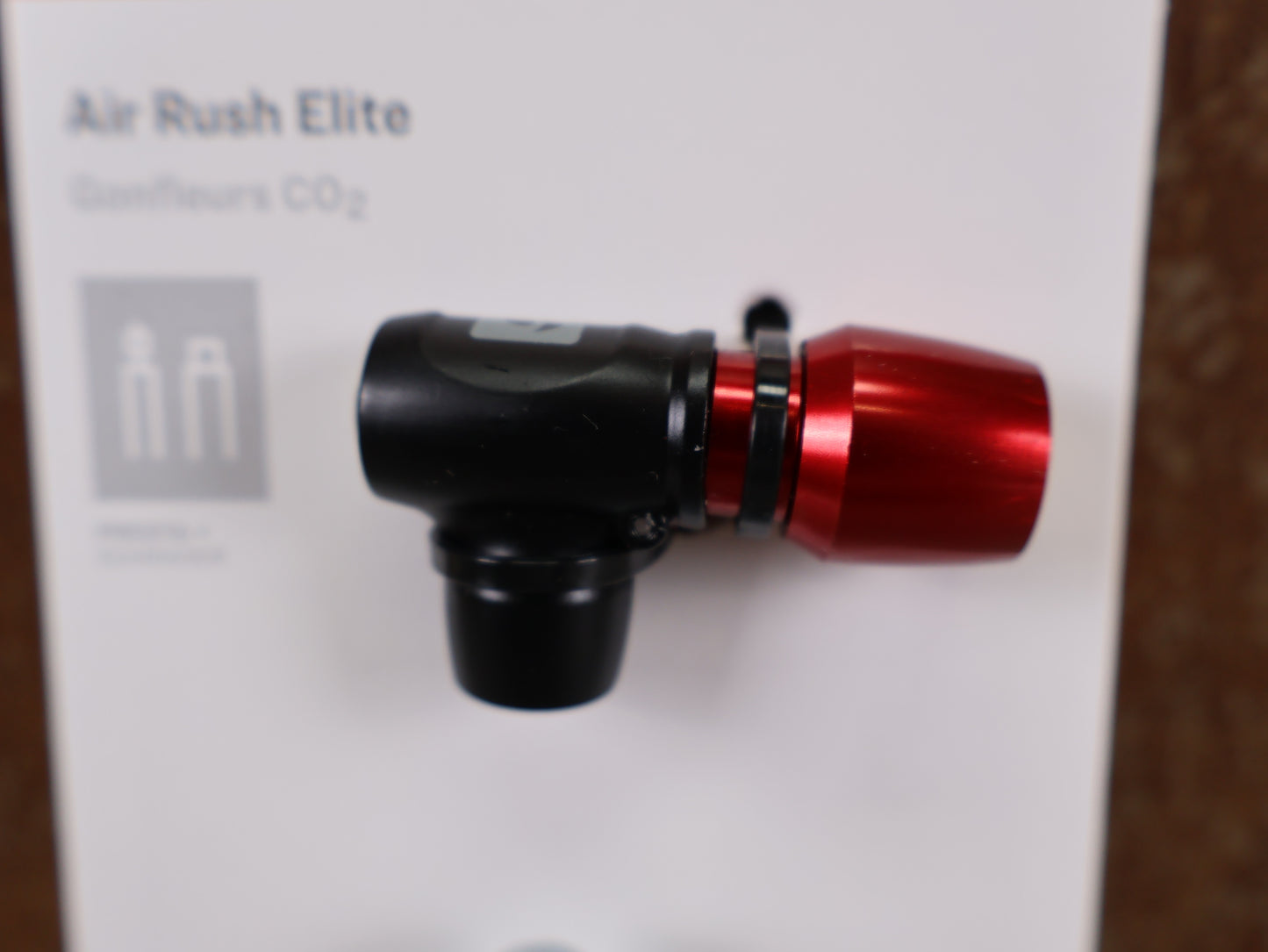 BONTRAGER AIR RUSH ELITE / CO2-PUMPE / PRESTA & SCHRADER / ROT-SCHWARZ / 110 G