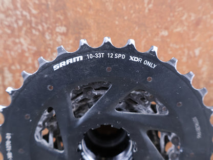 SRAM FORCE XG-1270 / 12-FACH ROAD KASSETTE / 10–33 Z / 267 G